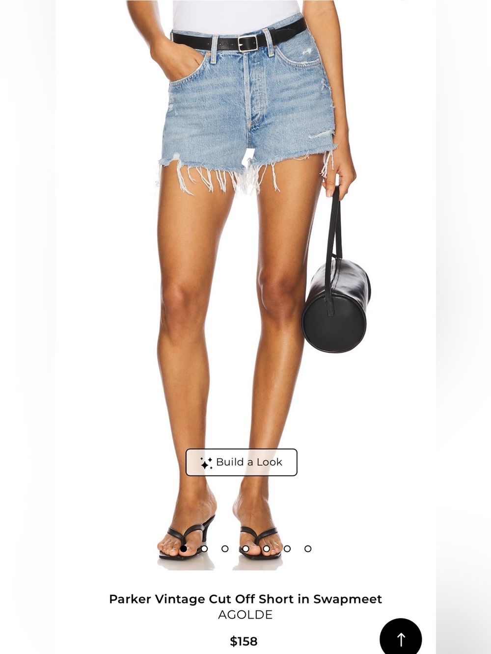 AGOLDE Parker Vintage Cut off Shorts Swapmeet